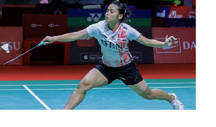 Gregoria Mariska Tunjung menjadi juara Spain Masters 2023 usai mengalahkan Pusarla V Sindhu (India) di babak final, Ahad (2/4/2023) malam WIB.